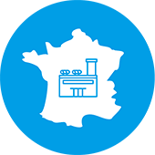 2 milk factories and 5 food factories in France